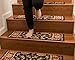 Natural Area Rugs Cream Sidney DIY Pet Friendly Carpet Stair Treads/Rugs Safety Slip Resistant for Kids, Elders, and Dogs. 9