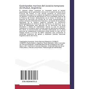 Gastrópodos marinos del Jurásico temprano de Chubut, Argentina (Spanish Edition)