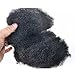 YONNA 1pcs/lot Tight Afro Kinky Bulk Hair 100% Human Hair For Dreadlocks,Twist Braids Natural Balck Colour 1B# Can Be Dyed Weight 1ounce