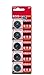 AOR Power #AR164, 3 Volt Lithium CR2016 Coin Battery, 5 Pack