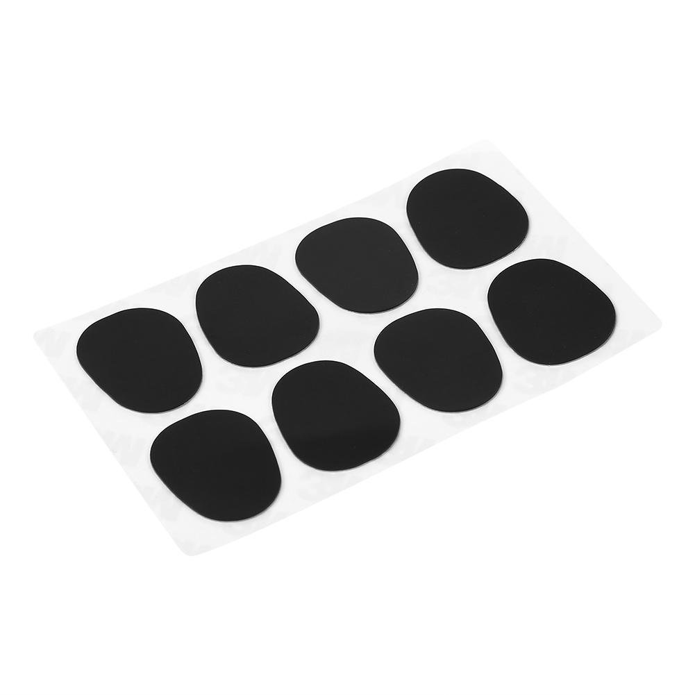 Sax Mouthpiece Patch, Mouthpiece Patch Pad Cushion for Soprano Alto Tenor Saxophone Clarinet Accessory Parts(Black 0.5mm Big Oval)