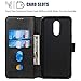 Lomogo Leather Wallet Case for LG Stylo 4/Q Stylus/QStylus Plus with Stand Feature Card Holder Magnetic Closure, Shockproof Flip Case Cover for LG Stylo4/Q Stylus – LOYYO080457 Blackthumb 1