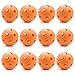 12 Orange Poly Baseballs (Regulation Size) – Training & Practice Balls by Crown Sporting Goods