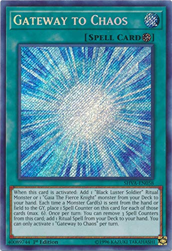 Yu-Gi-Oh! - Gateway to Chaos - SHVA-EN058 - Secret Rare - 1st Edition - Shadows in Valhalla