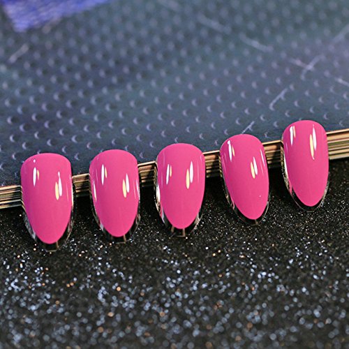 Buy Fashladytm Z472 24pcs Oval Sharp End Stiletto False Nails Hot