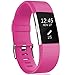 GEAK Bands for Fitbit Charge 2, Adjustable Sports Wrist Bands for Fitbit Charge 2, Small Classic Rose
