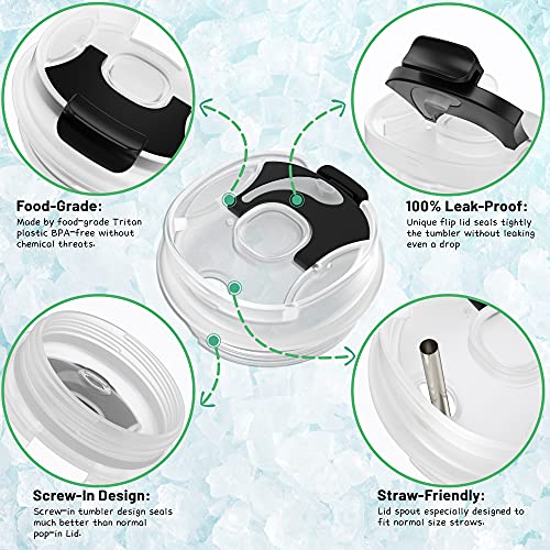 VeeFine Travel Coffee Mug 12oz Dishwasher Safe Coffee Travel Mug Flip