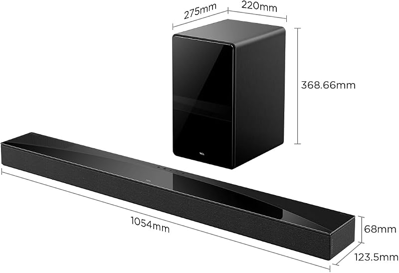 Q75H 5.1.2 ch soundbar per TV, 620 Watt, Home theater, Cinema Surround, Sound Expansion, Dolby Atmos, DTS:X, HDMI eARC, Bluetooth 5.1, un telecomando, USB, Ottico, Montaggio a parete possibile