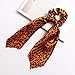 Beauty Wig World 3 Pcs Silk Scrunchies Leopard Hair Scarf Ponytail Holder Elastic Hair Bands Scrunchy Ties Hair Accessories for Women Girls