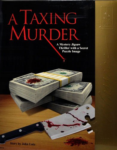 BePuzzled Classic Mystery 1000pc Jigsaw Puzzle - A Taxing Murder