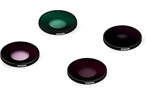 Tilta Filter Kit Compatible with DJI Osmo Action 6 | Magnetic Connection | Native Fit CPL Filter | ND8, ND16, ND32 | Neutral 