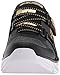 Skechers Kids Boys' Hypno-Flash Light Up Loafer, Charcoal/Gold, 1.5 M US Little Kid