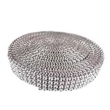 4 Row Acrylic bling (looks like Rhinestone) Diamond Cake Ribbon Banding 10 Yards