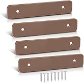 ALLGOOD Composite Decking Boards End Cap 5.5&rdquo; Fit TREX Composite Decking Boards End Cap 5.5" 4 pcs in One Package Plastic Brown