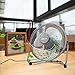 OPOLAR 9 Inch USB Fan, USB Powered Desk Fan (No Battery), Enhanced Airflow, Lower Noise, Two Speeds, Perfect Personal Cooling Fan for Home Office Desk-Gray