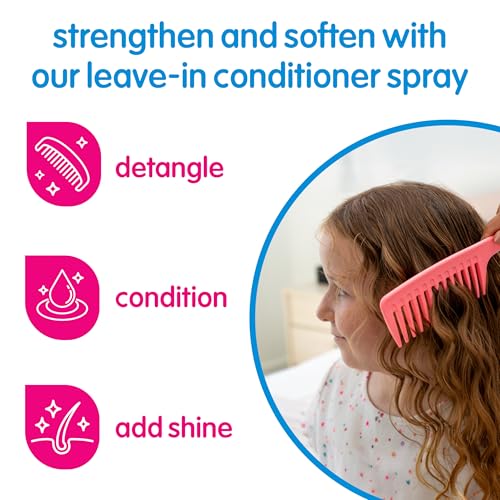 SoCozy Detangler & Leave In Conditioner - Made for kids - Paraben-Free Leave In formula & Detangling for Frizzy Hair (237ml)