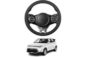 Kakash Custom Interior Accessorie for Kia Carnival NIRO Forte Seltos Sorento Soul Sportage Steering Wheel Covers Non-Slip Spo