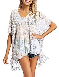 Babequeen Traje de baño para dama Cover Up Bikini de playa Traje de baño Traje de baño Vestido de ganchillo