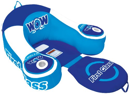 WoW World of Watersports, 11-2030 First Class Lounge, Inflatable, 1 Person, Cooler and Cup Holders