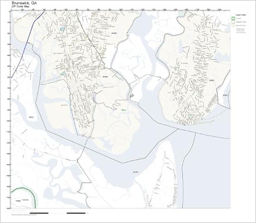 Brunswick Ga Zip Code Map Zip Code Wall Map Of Brunswick, Ga Zip Code Map Laminated: Amazon.com:  Office Products