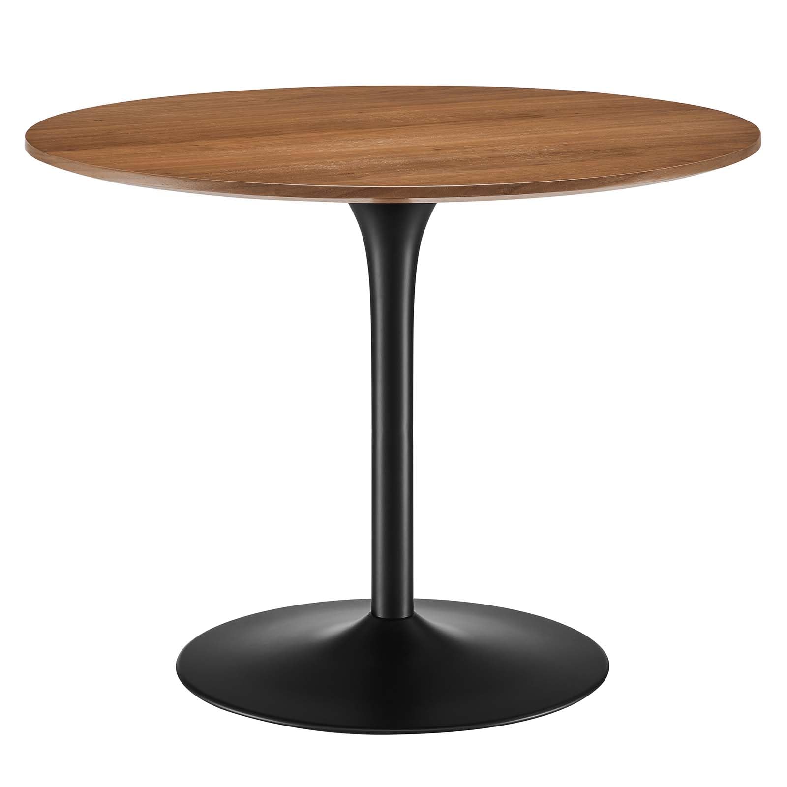 Photo 1 of ***SEE CLERKS NOTES*** Modway EEI-6313-WAL-BLK Pursuit 40" Dining Table, Walnut Black
