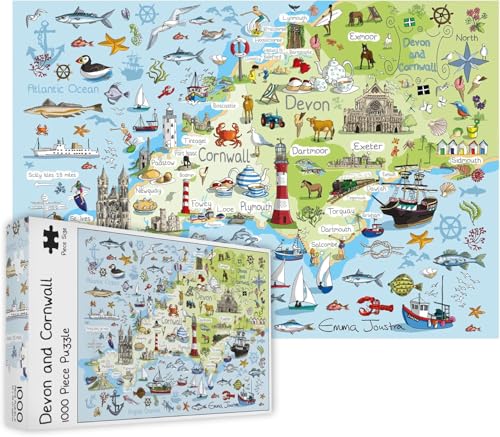 Devon & Cornwall Map