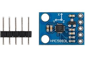 Wendry Module HMC5883L Triaxial Magnetic Field Sensor Calibration Module with Built-in Self Test Circuit Electronic Component