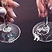 Stefania Sole Wine Glass Charms – Steel Rings with Beads and Stainless Steel Charms – Unique Design, Handmade Accessories - Set of 6, for Weddings, Dinners & Parties – Animals World