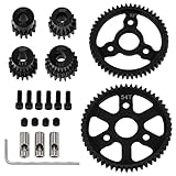 DKKY 6PCS 32P M0.8 Metal Hardened Steel Gear 54T