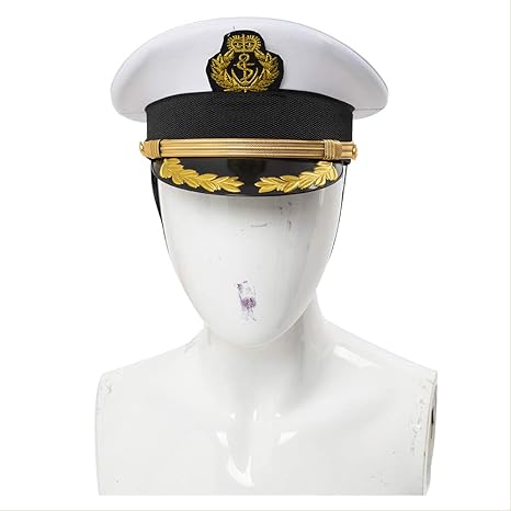 Amazon Fanituhan 警備員帽子 クラブ バー 道具 警官帽子 Police ポリスハット ポリス 警官 ハット 帽子 コスチューム 用小物 ブラック 61cm コスプレ 仮装 通販
