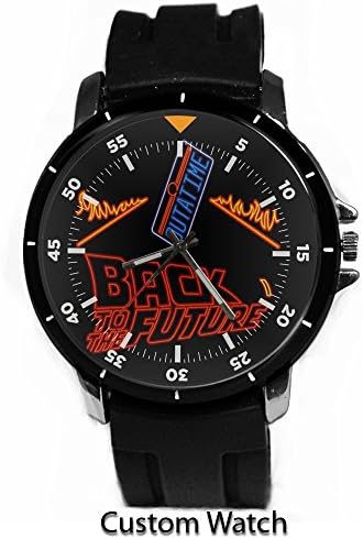 Back to the Future Custom Watch Rubber Band Wrist Watch