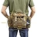 OneTigris Tactical Deployment Bag Compact Utility Carry Bag MOLLE Case Heavy Duty with Shoulder Strap (Coyote Brown - 1000D Nylon)