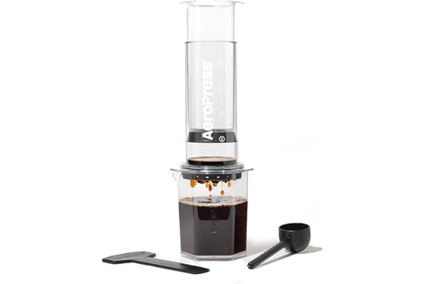 AeroPress Clear XL Coffee Press, All-in-One Large French Press, Pour-Over & Espresso Style Manual Brewer, 2 Min Brew for Less