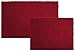 Popular Bath 732863 Chenille 2Piece Rug Set Burgundy