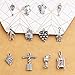 Luxtrip 18 pcs Wine Wine Tasting Party Decoration Supplies Gift Themed Wine Glass Charms Wine Lover and World Traveler Themes Wine Glass Charms Markers Drink Markers