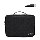 Ultra Storage Electronic Gear Bag &amp; Cable Ties - Patu Travel Organizer Case for Tablets (iPad Air &amp; mini) E-Readers Chargers Cell Phones &amp; Accessories