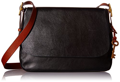 Fossil Harper Large Crossbody, Black, One Size