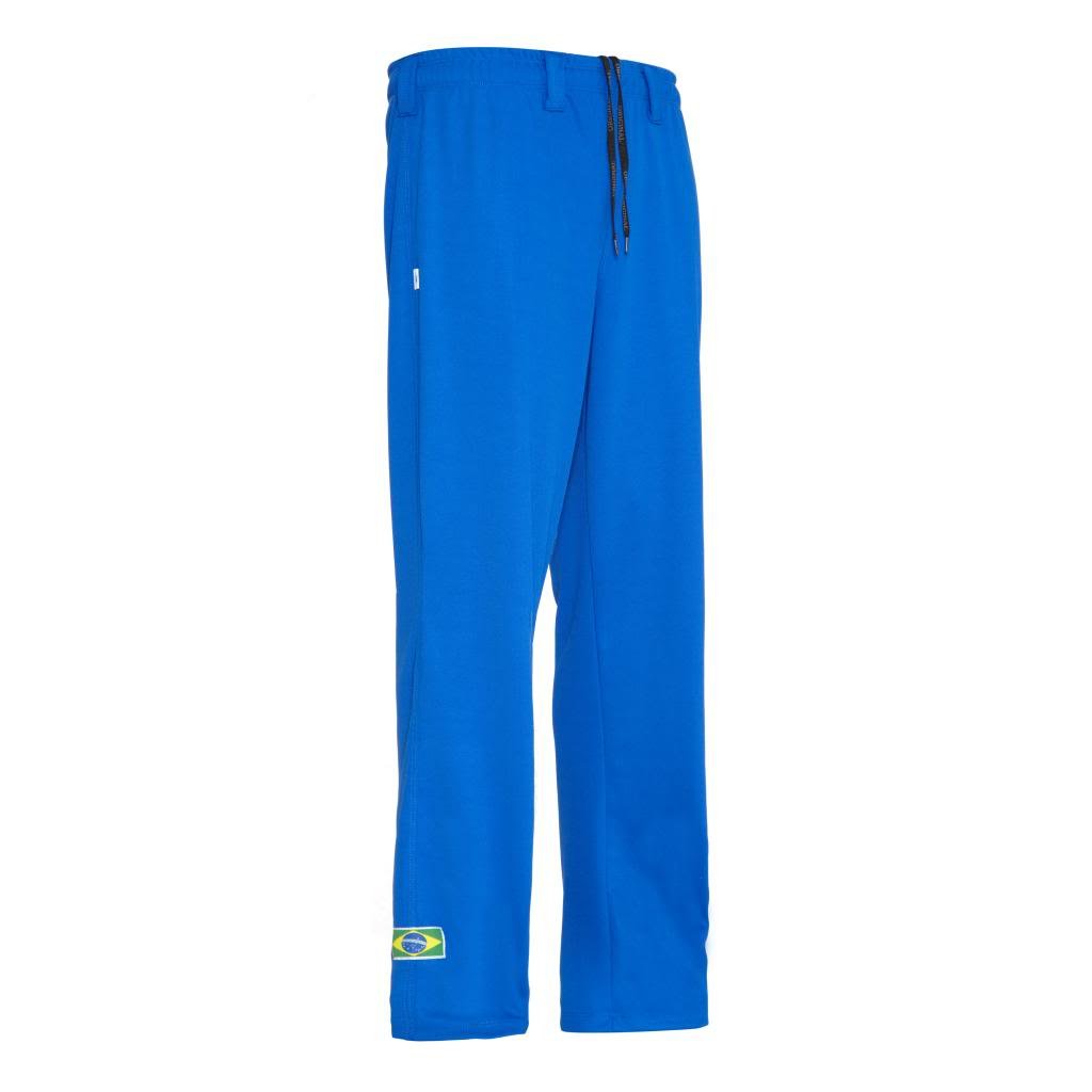 JL Sport Authentic Brazilian Capoeira Martial Arts Men's Trousers (Blue) - XL