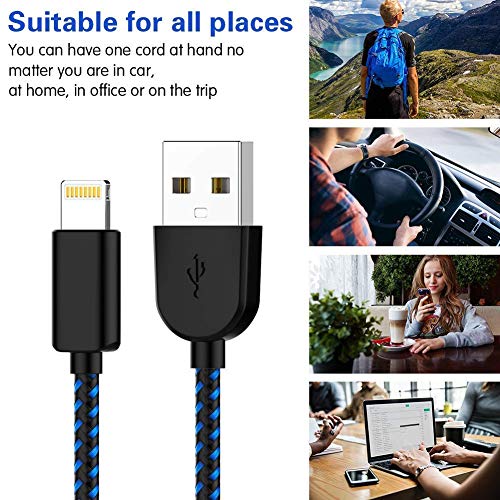 image for my-handy-design iPhone Charger, MFi Certified Lightning Cable, 4 Pack(