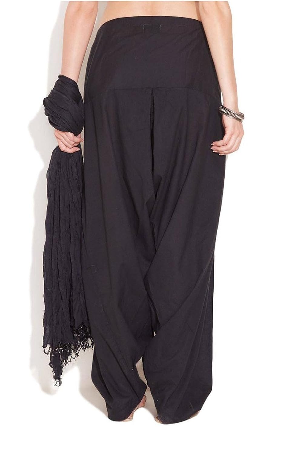 charu boutique women's cotton patiyala and dupatta set