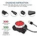 Bike Light Set, USB Rechargeable Bicycle Lights -Super Bright Bike Headlight-Tailligh,Bike Light Front and Back,Waterproof, 4 Modes(2 USB Cables and 4 Strap Included)