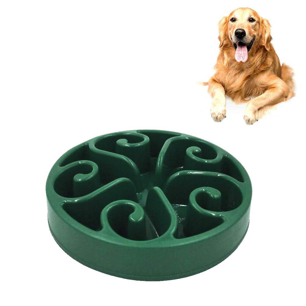 Dog Slow Feeder Bowl,Slow Eating Dog Bowl for Medium Dogs,Pet Fun Puzzle Slow Feed Non Slip Interactive Bloat Stop Dog Food Bowl
