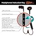 iFox - iFE1 Bluetooth Sports Earphones with Built-in Mic and Volume Control - Wireless Pairing to All Bluetooth Devices - Sweatproof Comfort Fit Design