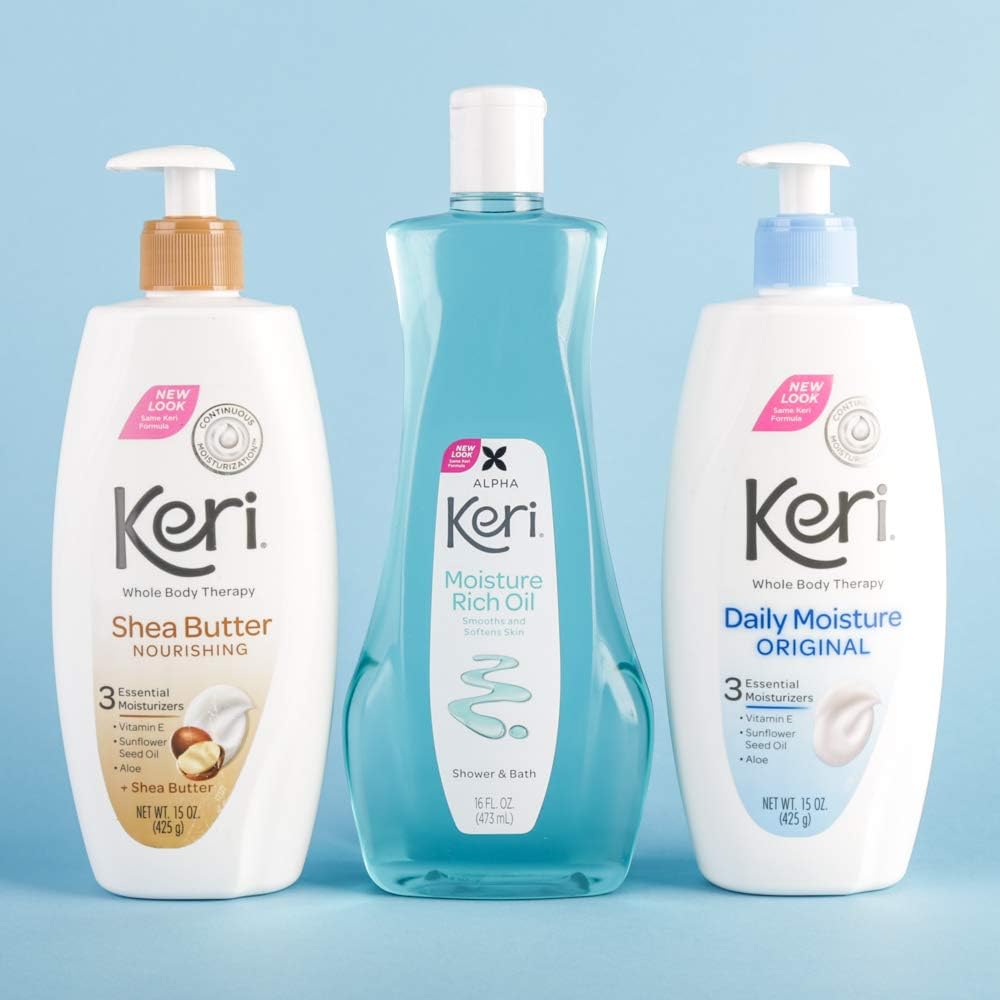 Alpha Keri Shower & Bath Moisture Rich Oil 16 oz: Health & Personal Care
