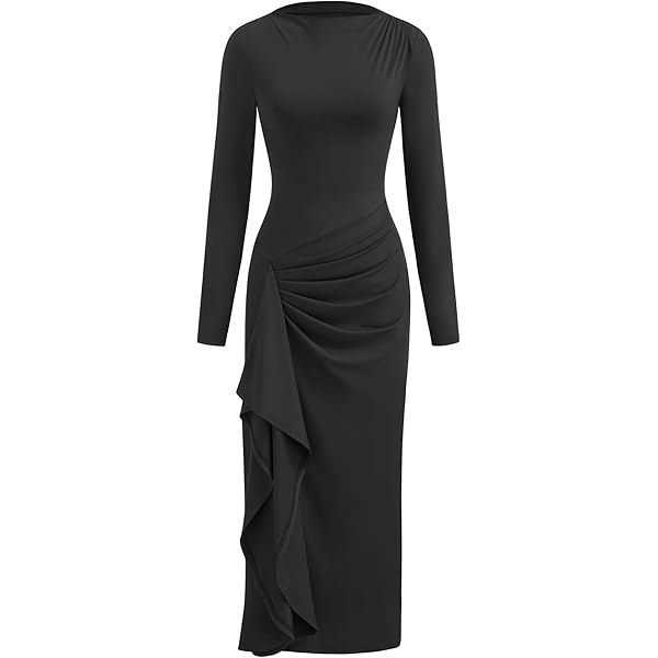 chinese dress ladies Yvette Slip Maxi Dress with Asymmetrical Hem