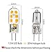 G4 LED Bulb 10 Pack, KingSo Bi-Pin Base, 20W Halogen Bulb Equivalent, AC/DC 12 Volt, Warm White 3000K