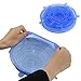 Silicone Stretch Lids 6-Pack Of Various Sizes, Oenbopo Silicone Bowl Lids Food Saver Covers Wrap Bowl Pot Cup Lid- BPA Free, Dishwasher, Microwave, Oven and Freezer Safe