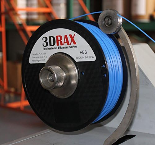 3DRAX 3D ROYAL BLUE ABS PRINTER FILAMENT-1KG (2 lb) 1.75 mm +/- 0.05 mm Accuracy-Color Royal Blue
