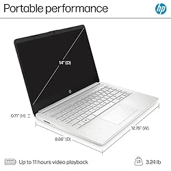 HP 14 Inch Laptop for Students, 2025 Intel N150