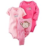 Carter's Baby Girls' 3 Piece Take Me Away Set (Baby)